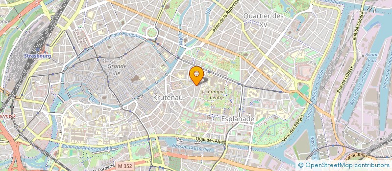 localisation de l'entreprise LA PLANQUE à STRASBOURG