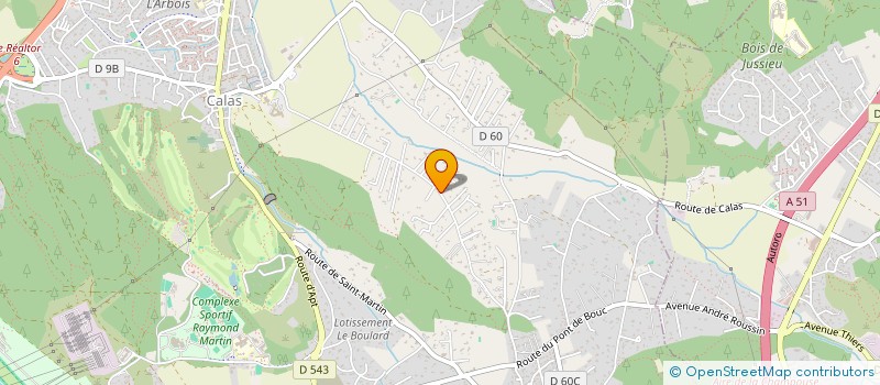 localisation de l'entreprise LA PLANQUE  CABRIES