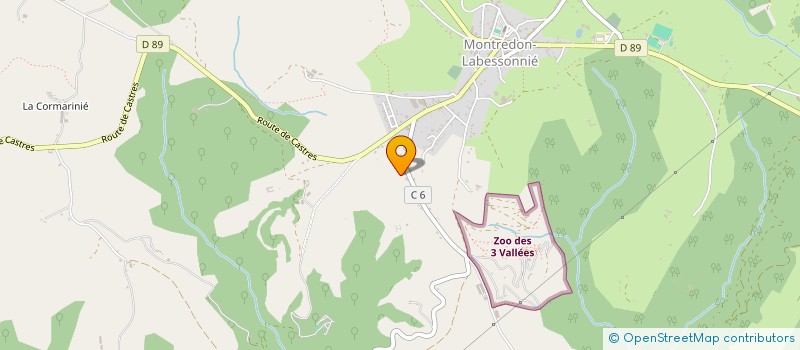 localisation de l'entreprise LA PLANQUE  MONTREDON-LABESSONNIE