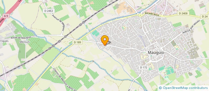 localisation de l'entreprise LA PLANQUE  MAUGUIO