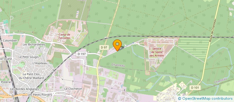 localisation de l'entreprise LA PLANQUINE  CHANTEAU