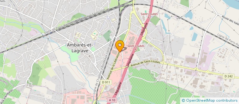 localisation de l'entreprise LA PLANTATION à AMBARES-ET-LAGRAVE