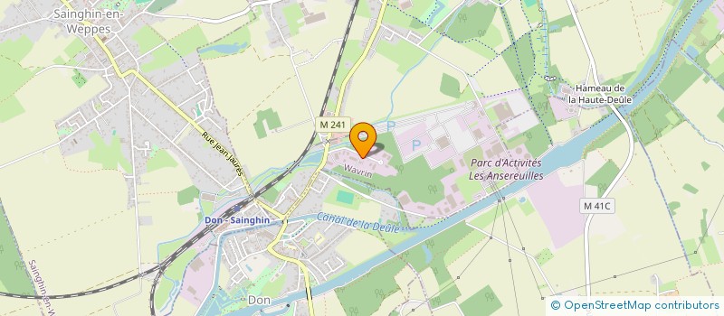 localisation de l'entreprise LA PLANTATION  WAVRIN