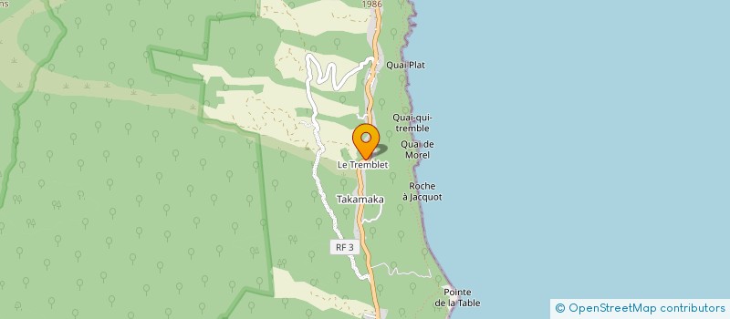 localisation de l'entreprise LA PLANTATION CREOLE  SAINT-PHILIPPE