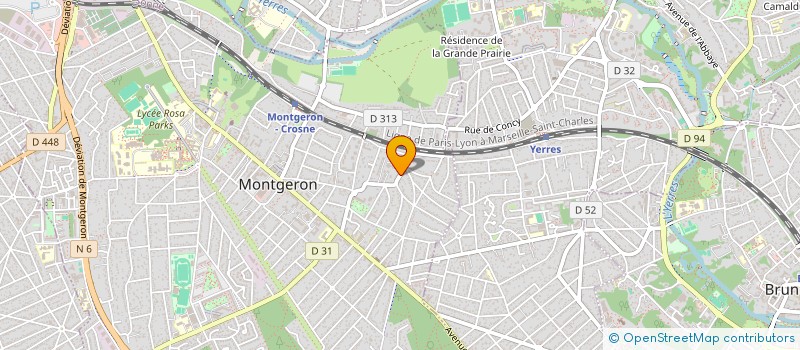 localisation de l'entreprise LA PLATA à MONTGERON