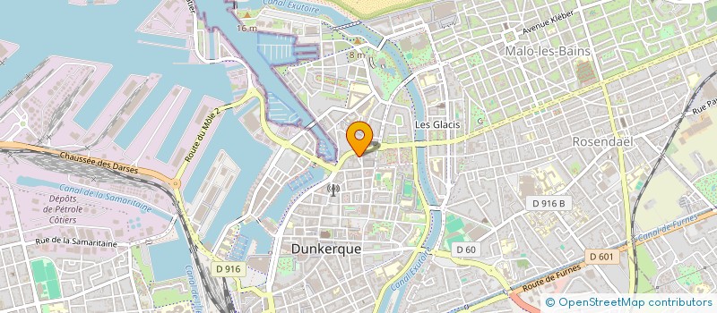 localisation de l'entreprise LA PLATE FORME à DUNKERQUE