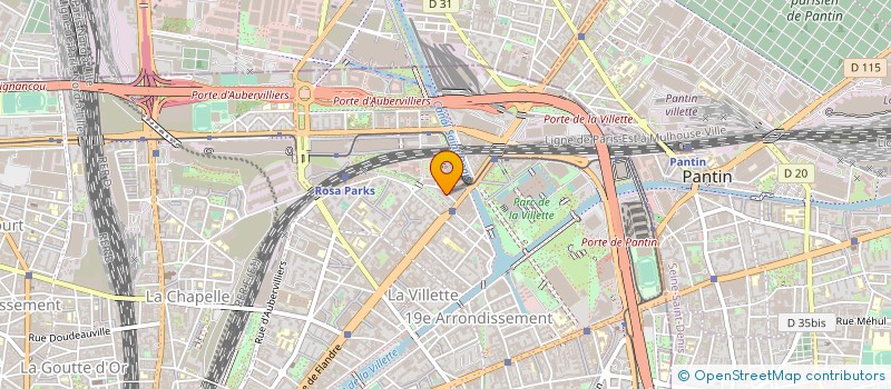 localisation de l'entreprise LA PLATEFORME  PARIS