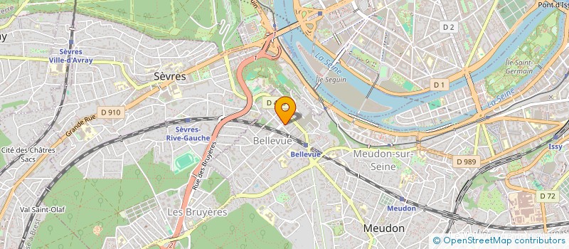 localisation de l'entreprise LA PLATEFORME  MEUDON