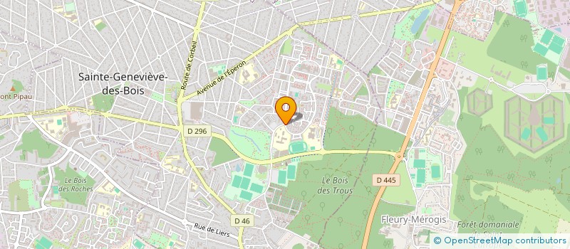 localisation de l'entreprise LA PLATEFORME COLLABORATIVE DES ACTEURS DE L EMPLOI SOLIDAIRE EN ESSONNE à SAINTE-GENEVIEVE-DES-BOIS