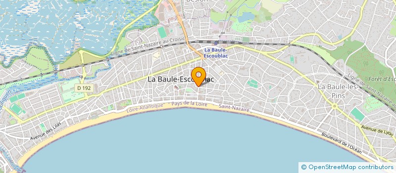 localisation de l'entreprise LA PLATEFORME DES ARTISANS  LA BAULE-ESCOUBLAC