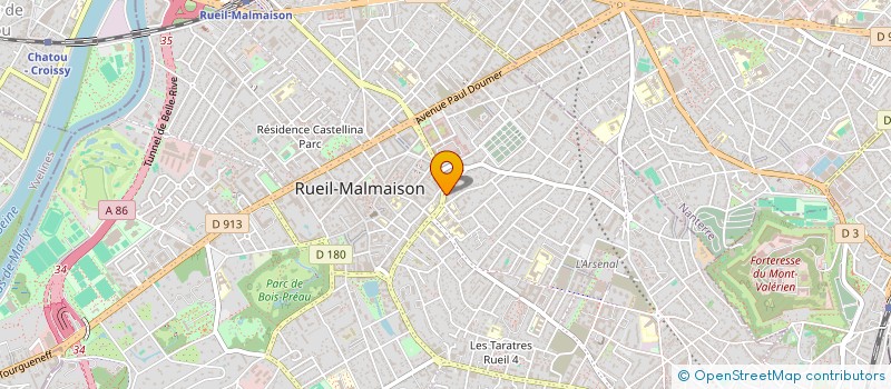 localisation de l'entreprise LA PLATEFORME DES RESTOS à RUEIL-MALMAISON