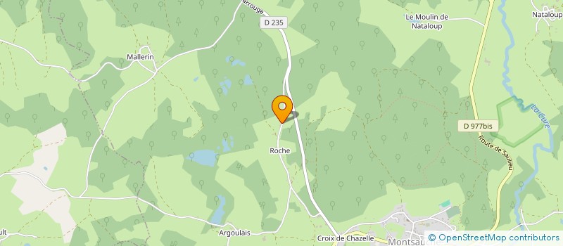 localisation de l'entreprise LA PLATEFORME DU BIEN-ETRE à MONTSAUCHE-LES-SETTONS