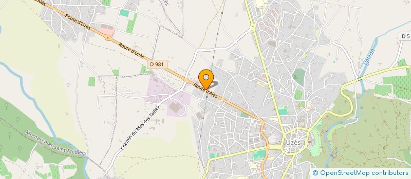 localisation de l'entreprise LA PLATEFORME DU BOIS à UZES