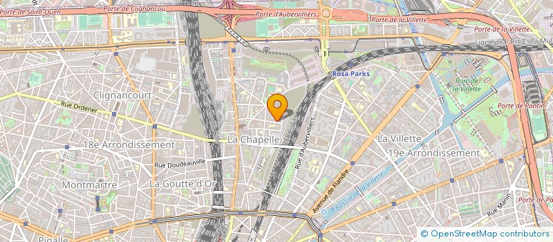 localisation de l'entreprise LA PLATEFORME DU CHAUFFAGE ET DU SANITAIRE à PARIS