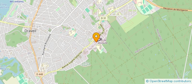 localisation de l'entreprise LA PLATEFORME DU DEBARRAS à DRAVEIL