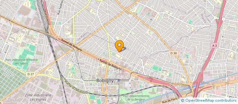 localisation de l'entreprise LA PLATEFORME DU MARIAGE  BOBIGNY