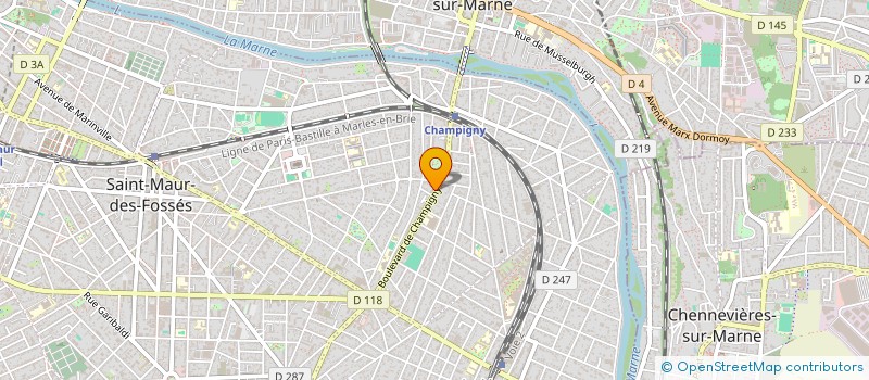 localisation de l'entreprise LA PLATEFORME DU RENDEZ VOUS à SAINT-MAUR-DES-FOSSES