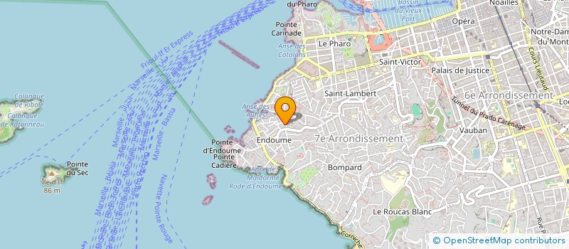 localisation de l'entreprise LA PLATEFORME FORMATION à MARSEILLE