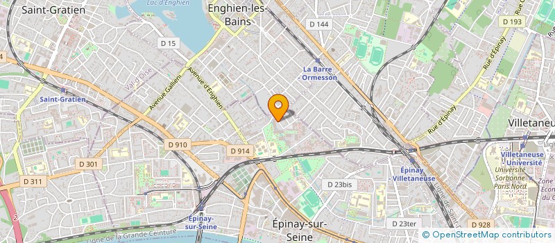 localisation de l'entreprise LA PLATEFORME LOC AUTO 93 à EPINAY-SUR-SEINE
