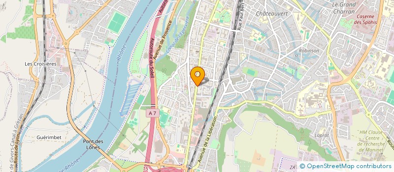 localisation de l'entreprise LA PLATEFORME TERRITORIALE DE L'EMPLOI DE LA FORMATION ET DE L'ENTREPRISE DROME ARDECHE à VALENCE