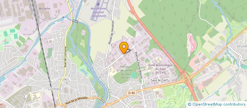 localisation de l'entreprise LA PLATRERIE BATAILLE  EPINAL