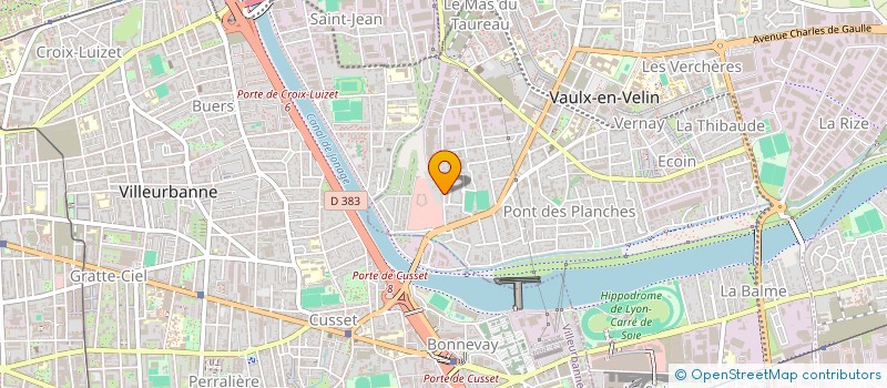 localisation de l'entreprise LA PLAYA  VAULX-EN-VELIN