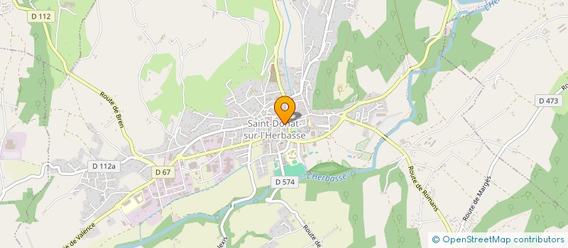 localisation de l'entreprise LA PLAZA  SAINT-DONAT-SUR-L'HERBASSE