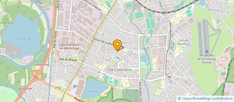 localisation de l'entreprise LA PLAZZA à STRASBOURG