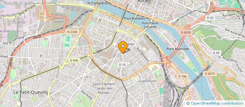 localisation de l'entreprise LA PLEIADE à ROUEN