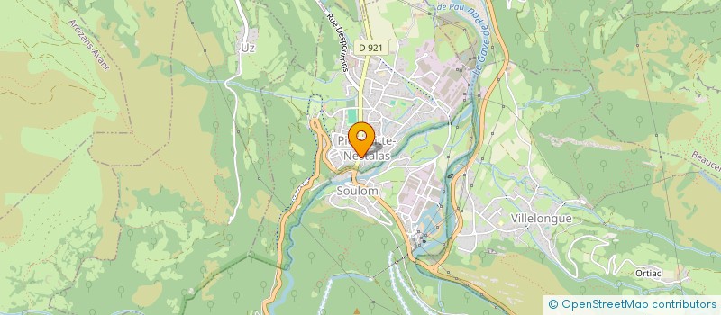 localisation de l'entreprise LA PLEIADE  PIERREFITTE-NESTALAS