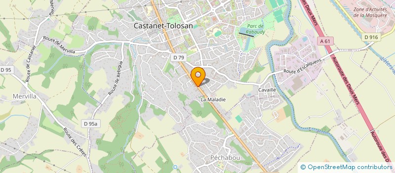 localisation de l'entreprise LA PLEIADE BUREAUTIQUE TOULOUSAINE à CASTANET-TOLOSAN