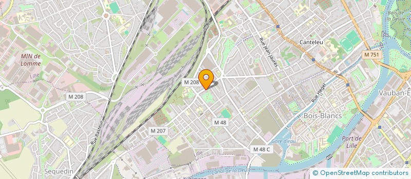 localisation de l'entreprise LA PLEINE LUNE à LILLE