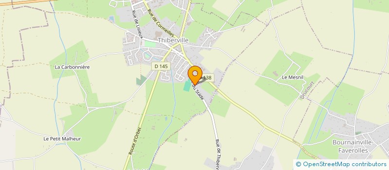 localisation de l'entreprise LA PLENITUDE  THIBERVILLE