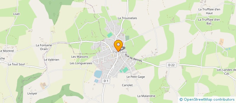 localisation de l'entreprise LA PLESS'LIENNE  LE MENE