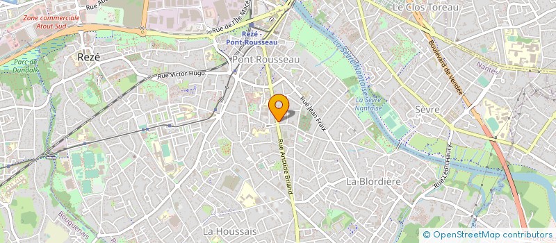 localisation de l'entreprise LA PLOMBERIE DE SAINT PAUL à REZE