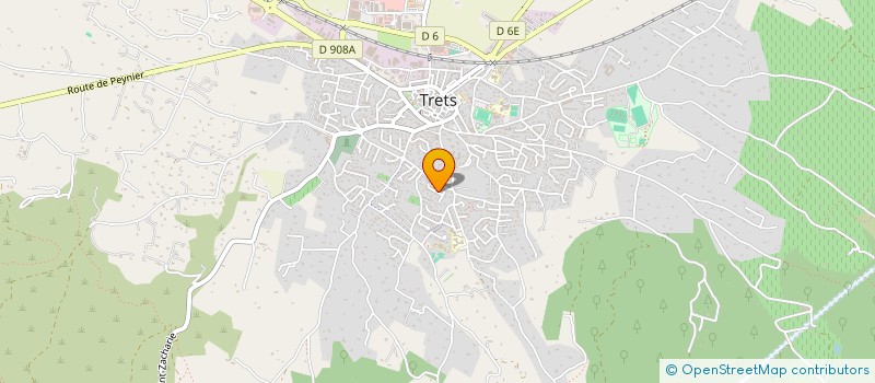 localisation de l'entreprise LA PLOMBERIE DES HAUTS DE L'ARC à TRETS