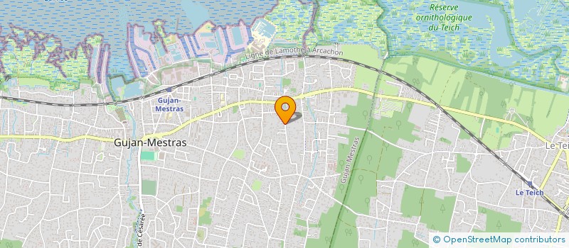 localisation de l'entreprise LA PLOMBERIE DU BASSIN  GUJAN-MESTRAS