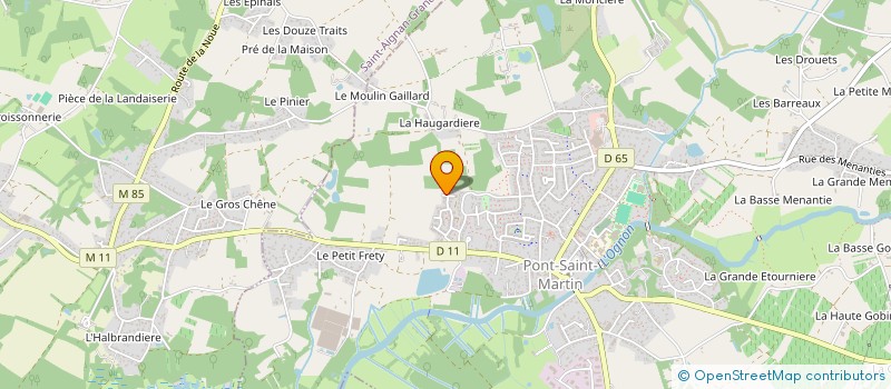 localisation de l'entreprise LA PLOMBERIE NANTAISE  PONT-SAINT-MARTIN