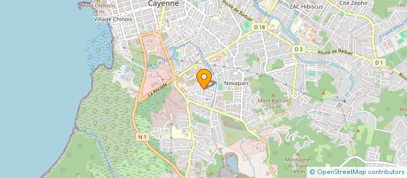 localisation de l'entreprise LA PLOMBERIE WILL  CAYENNE