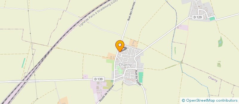 localisation de l'entreprise LA PLUME  CLAYE-SOUILLY