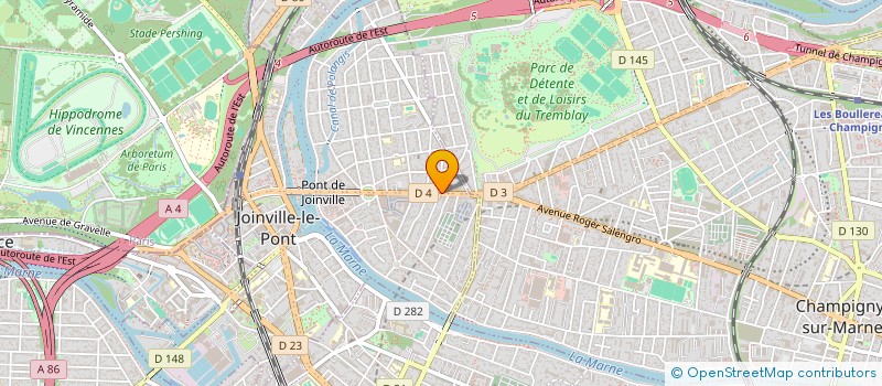 localisation de l'entreprise LA PLUME à JOINVILLE-LE-PONT