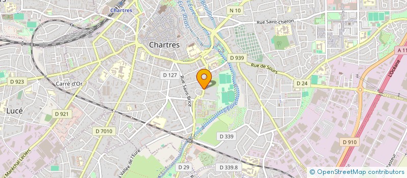 localisation de l'entreprise LA PLUME à CHARTRES