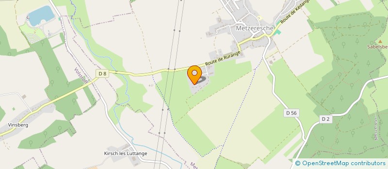 localisation de l'entreprise LA PLUME  METZERESCHE