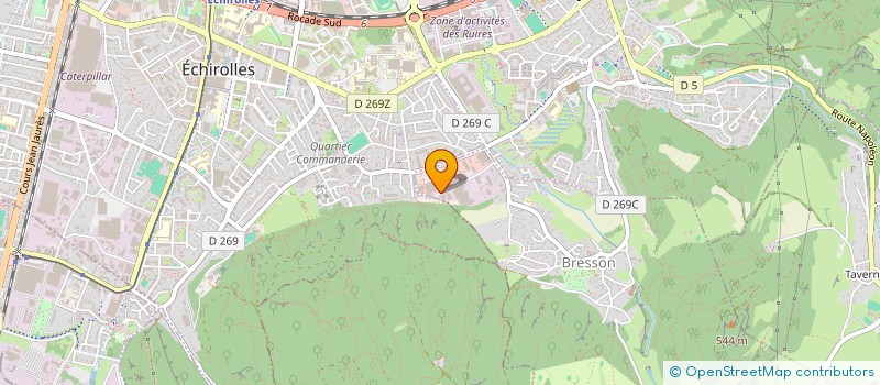 localisation de l'entreprise LA PLUME  BRESSON