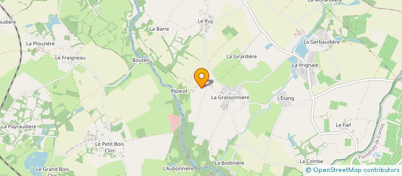 localisation de l'entreprise LA PLUME à LE TABLIER