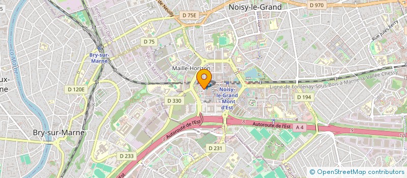 localisation de l'entreprise LA PLUME ANGELIQUE  NOISY-LE-GRAND