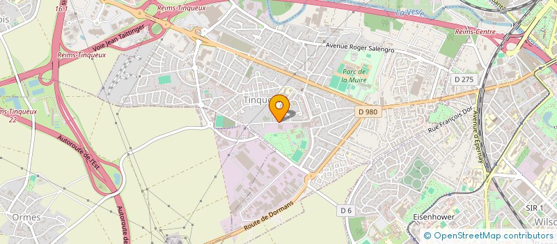 localisation de l'entreprise LA PLUME AQUATINTIENNE  TINQUEUX