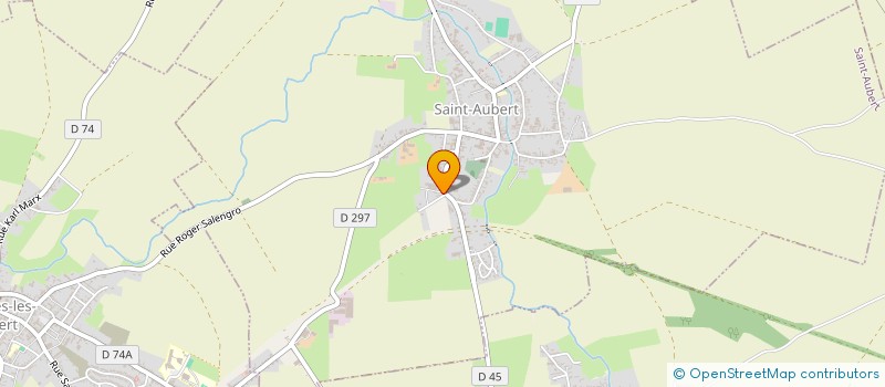 localisation de l'entreprise LA PLUME AUBERTOISE à SAINT AUBERT