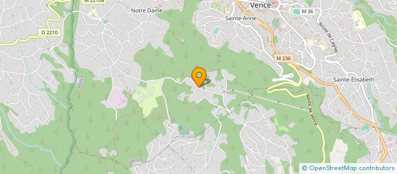 localisation de l'entreprise LA PLUME BLANCHE à VENCE