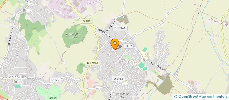 localisation de l'entreprise LA PLUME BLANCHE à BARLIN